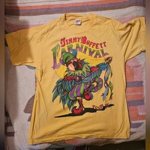 Jimmy Buffet Concert T-Shirt Mens Size Large Carnival Tour 1998 Tee